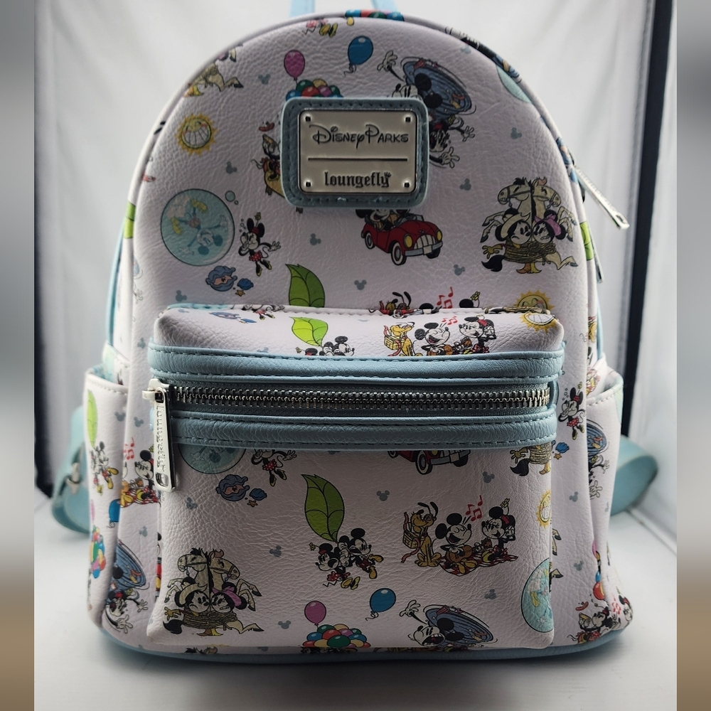 Loungefly Vintage Mickey & Minnie Mini Backpack